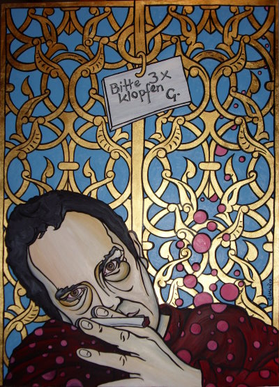 SELBST VORM HIMMELSTOR,�L,2007,50X70,PREIS 820?